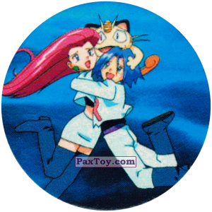 PaxToy.com  Фишка / POG / CAP / Tazo 279 Team Rocket из Nintendo: Caps Pokemon 2000 (Blue)