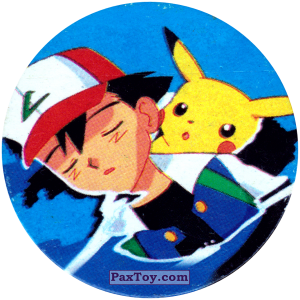 PaxToy.com 292 Ash без сознания (Кадр Мультфильма) из Nintendo: Caps Pokemon 2000 (Blue)