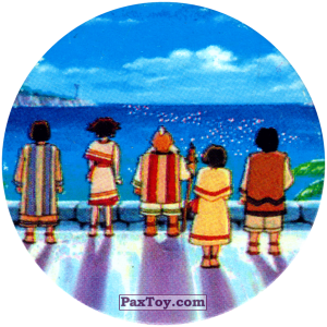 PaxToy.com 299 Жители острова (Кадр Мультфильма) из Nintendo: Caps Pokemon 2000 (Blue)