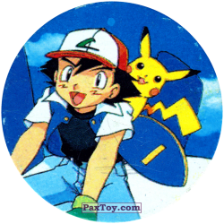 PaxToy 304 Счастливые Ash и Pikachu летят на Lugia (Кадр Мультфильма) A