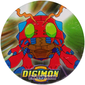 PaxToy.com 37 Tentomon из Digimon Tazos and Pogs