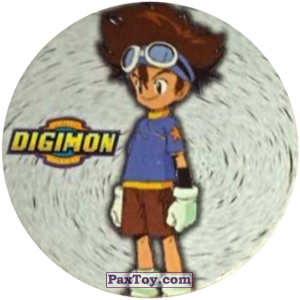 PaxToy.com 42 Taiti Yagami из Digimon Tazos and Pogs