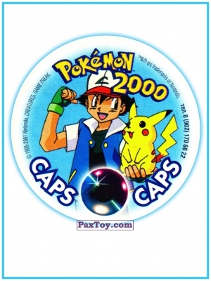 PaxToy Nintendo Caps Pokemon 2000 (Blue)   logo tax 3