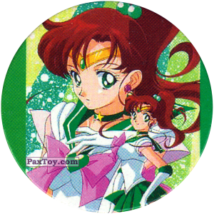 PaxToy.com  Фишка / POG / CAP / Tazo 001 Sailor Jupiter из Sailor Moon CAPS