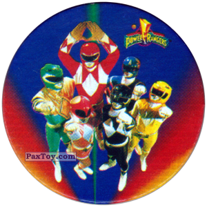 PaxToy.com 001 (Color) Power Rangers Team из Фишки Power Rangers