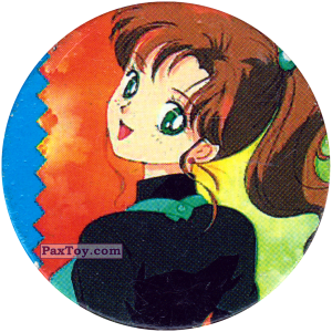 PaxToy.com  Фишка / POG / CAP / Tazo 004 Kino Makoto из Sailor Moon CAPS