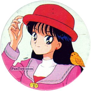 PaxToy.com  Фишка / POG / CAP / Tazo 005 Rei Hino из Sailor Moon CAPS