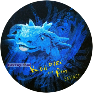 PaxToy.com 008 Roll Over and Play Extinct из Disney Dinosaur POGS