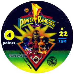 PaxToy.com - 022 (Color) - Shogun Megazord (Сторна-back) из Фишки Power Rangers
