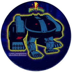 PaxToy.com  Фишка / POG / CAP / Tazo 025 (Color) из Фишки Power Rangers
