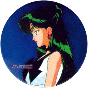 PaxToy.com  Фишка / POG / CAP / Tazo 032 Sailor Pluto из Sailor Moon CAPS