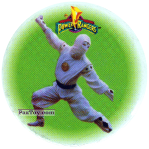 PaxToy.com  Фишка / POG / CAP / Tazo 047 (Color) из Фишки Power Rangers