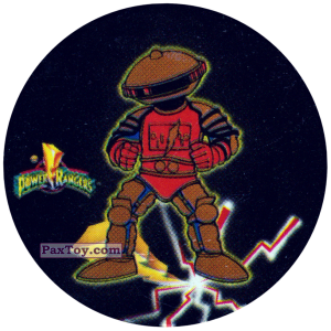 PaxToy.com  Фишка / POG / CAP / Tazo 049 (Color) из Фишки Power Rangers