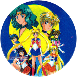 PaxToy.com  Фишка / POG / CAP / Tazo 066 из Sailor Moon CAPS