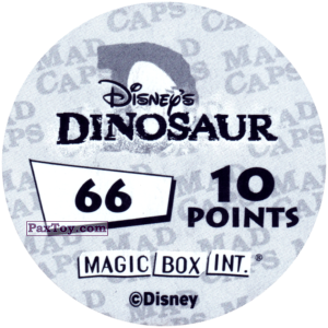 PaxToy.com - 066 Brachiosaurus (Сторна-back) из Disney Dinosaur POGS