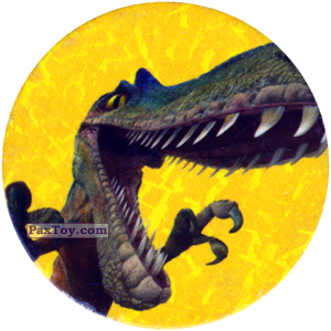 PaxToy.com 072 Velociraptor A из Disney Dinosaur POGS