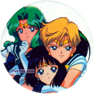 PaxToy.com  Фишка / POG / CAP / Tazo 075 из Sailor Moon CAPS