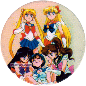PaxToy.com  Фишка / POG / CAP / Tazo 098 из Sailor Moon CAPS