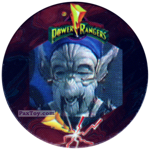 PaxToy.com  Фишка / POG / CAP / Tazo 115 (Color) - Finster из Фишки Power Rangers