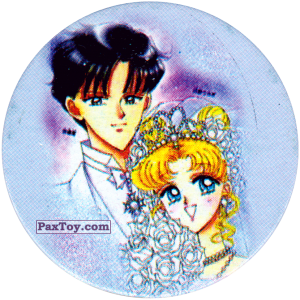 PaxToy.com  Фишка / POG / CAP / Tazo 118 из Sailor Moon CAPS