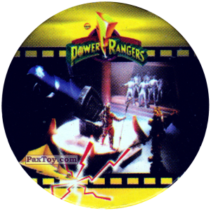 PaxToy.com  Фишка / POG / CAP / Tazo 123 (Color) - Фрагмент фильма на пленке из Фишки Power Rangers