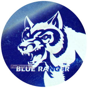 PaxToy.com  Фишка / POG / CAP / Tazo 125 (Color) - Blue Ranger из Фишки Power Rangers