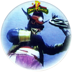 PaxToy.com  Фишка / POG / CAP / Tazo 136 (Mono) из Фишки Power Rangers