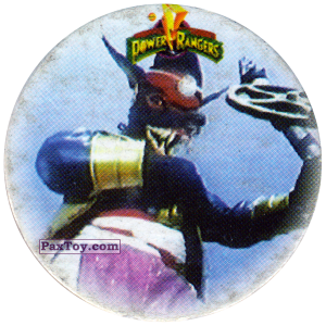 PaxToy.com  Фишка / POG / CAP / Tazo 136 (Color) из Фишки Power Rangers