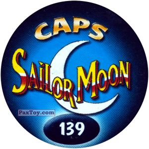 PaxToy.com - Фишка / POG / CAP / Tazo 139 (Сторна-back) из Sailor Moon CAPS