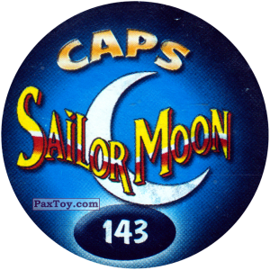 PaxToy.com - Фишка / POG / CAP / Tazo 143 Sailor Mars (Сторна-back) из Sailor Moon CAPS