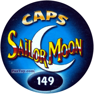 PaxToy.com - Фишка / POG / CAP / Tazo 149 Sailor Uranus (Сторна-back) из Sailor Moon CAPS