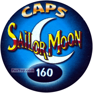 PaxToy.com - Фишка / POG / CAP / Tazo 160 Sailor Venus (Сторна-back) из Sailor Moon CAPS