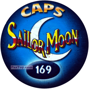 PaxToy.com - Фишка / POG / CAP / Tazo 169 (Сторна-back) из Sailor Moon CAPS