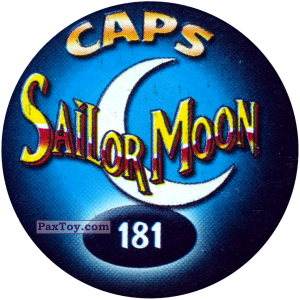 PaxToy.com - Фишка / POG / CAP / Tazo 181 Luna Human form (Сторна-back) из Sailor Moon CAPS