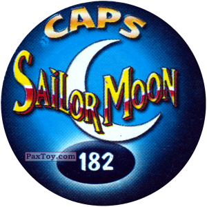 PaxToy.com - Фишка / POG / CAP / Tazo 182 (Сторна-back) из Sailor Moon CAPS