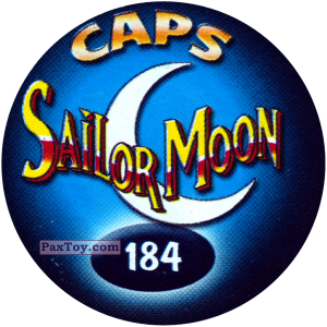 PaxToy.com - Фишка / POG / CAP / Tazo 184 (Сторна-back) из Sailor Moon CAPS