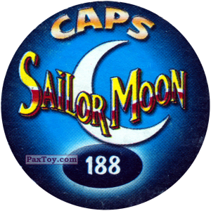 PaxToy.com - Фишка / POG / CAP / Tazo 188 (Сторна-back) из Sailor Moon CAPS