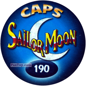 PaxToy.com - Фишка / POG / CAP / Tazo 190 (Сторна-back) из Sailor Moon CAPS