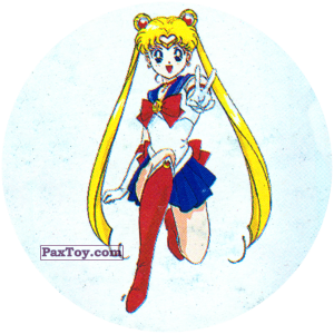 PaxToy.com  Фишка / POG / CAP / Tazo 191 Sailor Moon из Sailor Moon CAPS