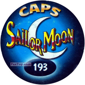 PaxToy.com - Фишка / POG / CAP / Tazo 193 (Сторна-back) из Sailor Moon CAPS