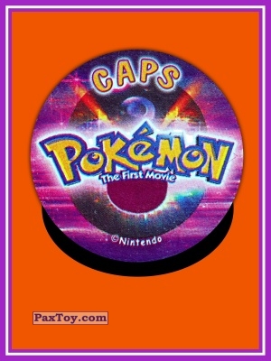 2000 - Nintendo Caps Pokemon The First Movie (Purple) - logo_tax 3 PaxToy