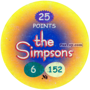 PaxToy.com - 006 Moe Szyslak (Сторна-back) из The Simpsons 152 TAZOS