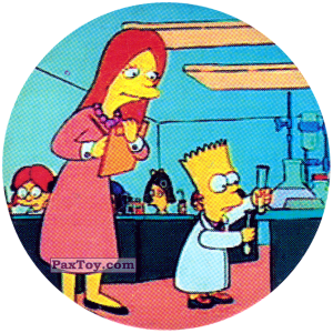 PaxToy.com 026 Bart in Laboratory из The Simpsons 152 TAZOS