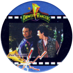 PaxToy.com  Фишка / POG / CAP / Tazo 073 (Mono) - Фрагмент фильма на пленке из Фишки Power Rangers