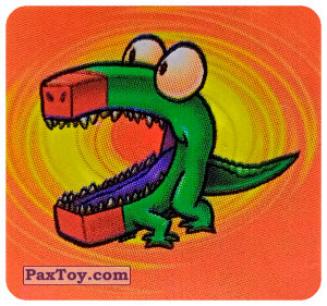 PaxToy.com  Наклейка / Стикер Мутант - Магнитный Крокодил из Boomer: Horror Monsters