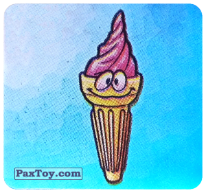 PaxToy.com  Наклейка / Стикер Живой предмет - Рожок мороженого из Boomer: Horror Monsters