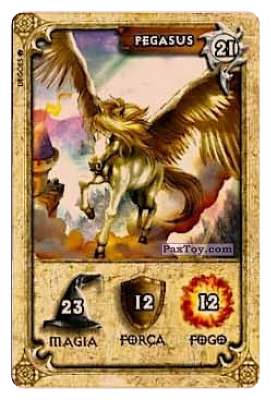 PaxToy.com  Карточка / Card 21 Pegasus из Elma Chips: Dracomania
