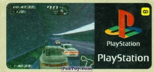 PaxToy.com  Наклейка / Стикер 08 Need for Speed High stakes из Жевательная резинка: PlayStation