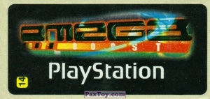 PaxToy.com  Наклейка / Стикер 14 Omega Boost - Logo из Жевательная резинка: PlayStation