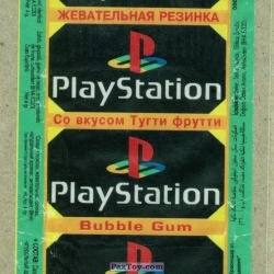 PaxToy 2000   PlayStation   этикетка от жвачки   1